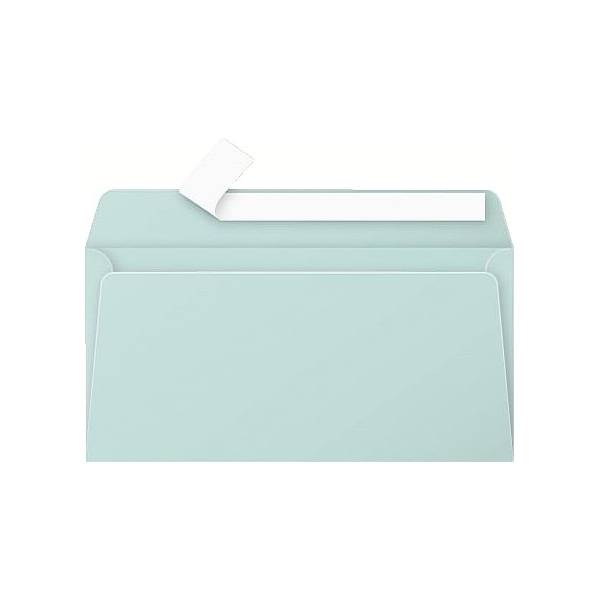Briefumschlag Pollen DINlang 120g VE=20 Stück Haftklebung jadegrün