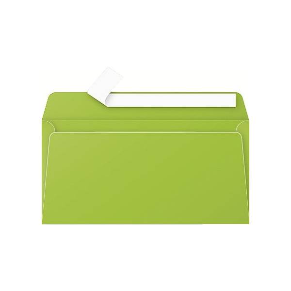 Briefumschlag Pollen DINlang 120g VE=200 Stück Haftklebung minze