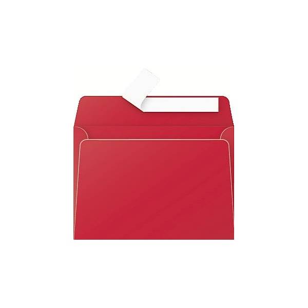 Briefumschlag Pollen C6 120g VE=200 Stück Haftklebung kirschrot