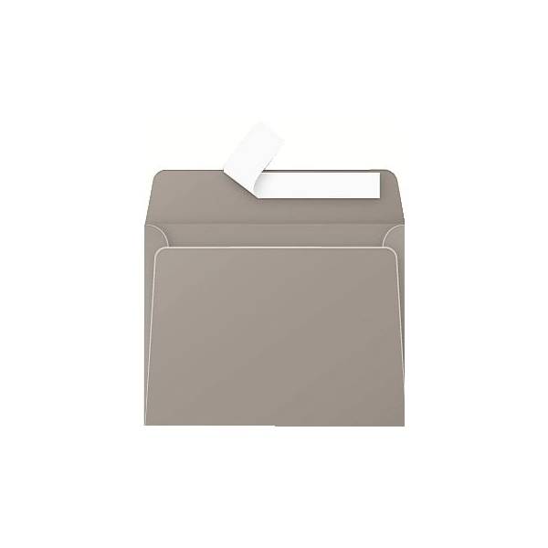 Briefumschlag Pollen 90x140mm 120g VE=20 Stück Haftklebung dunkelgrau