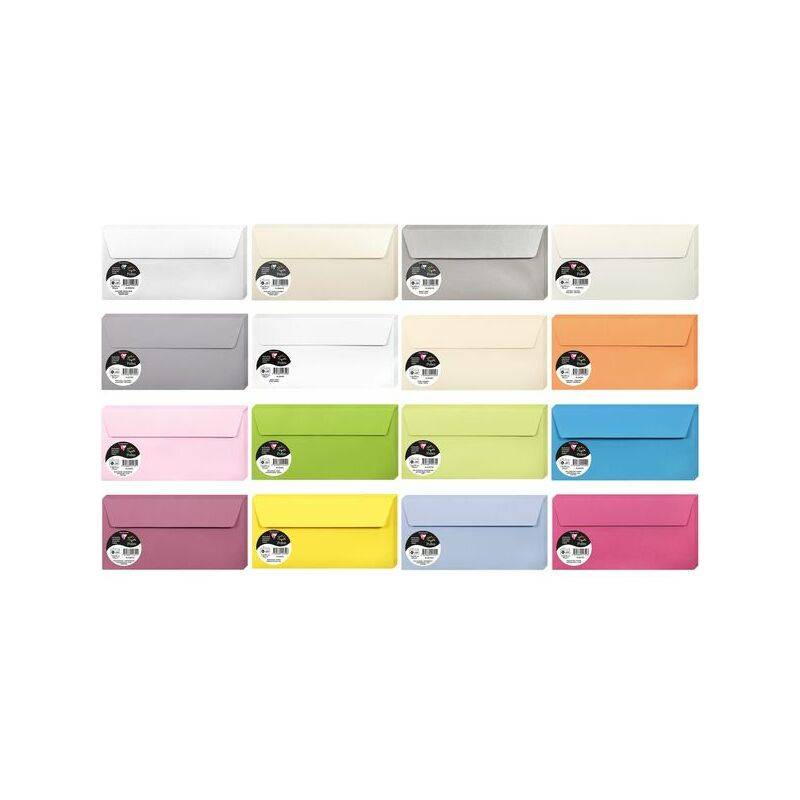 Pollen by Clairefontaine Briefumschlag DL, schwarz