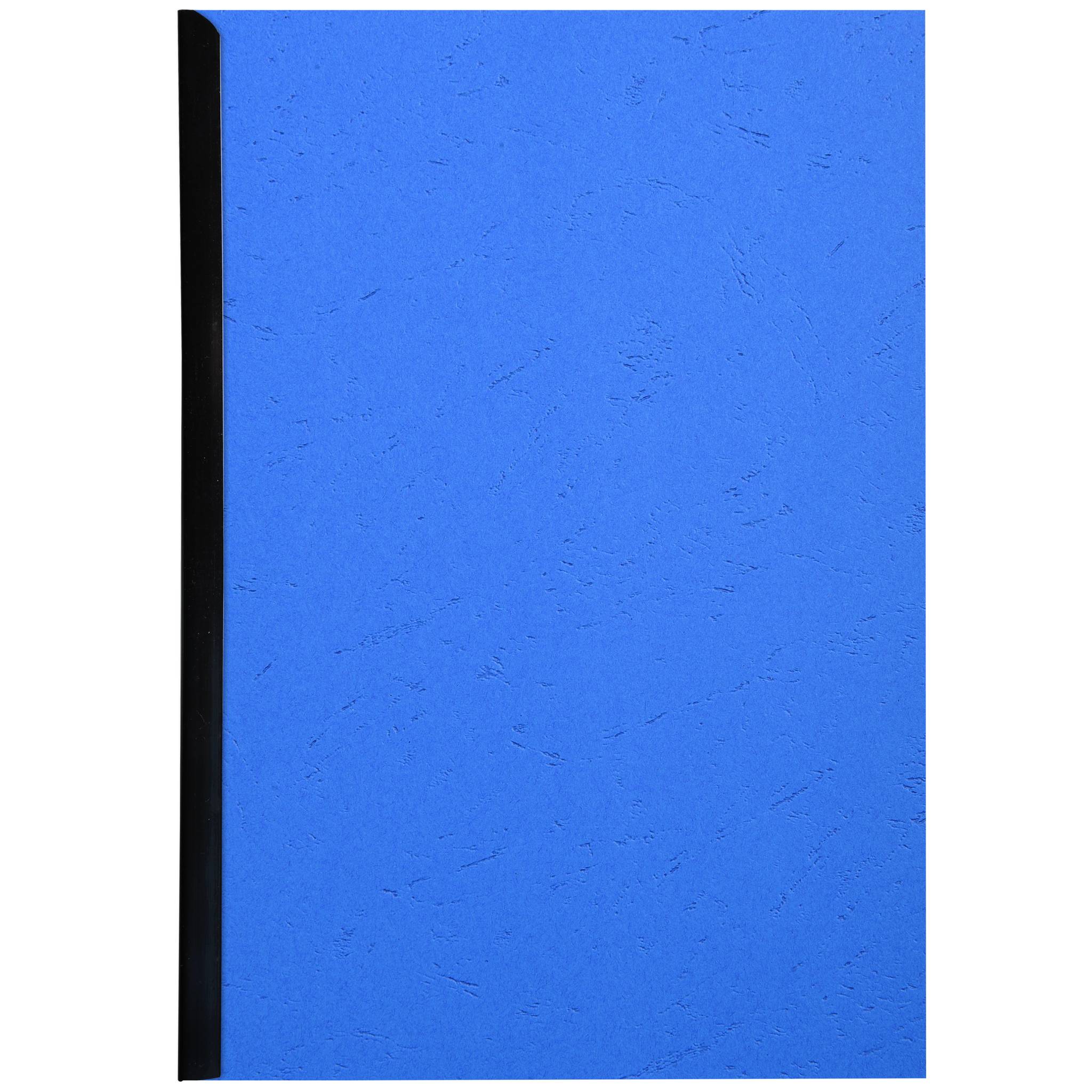 Exacompta 100er Einbanddeckel Evercover 270g/qm Lederprägung A4 Blau| 2781C
