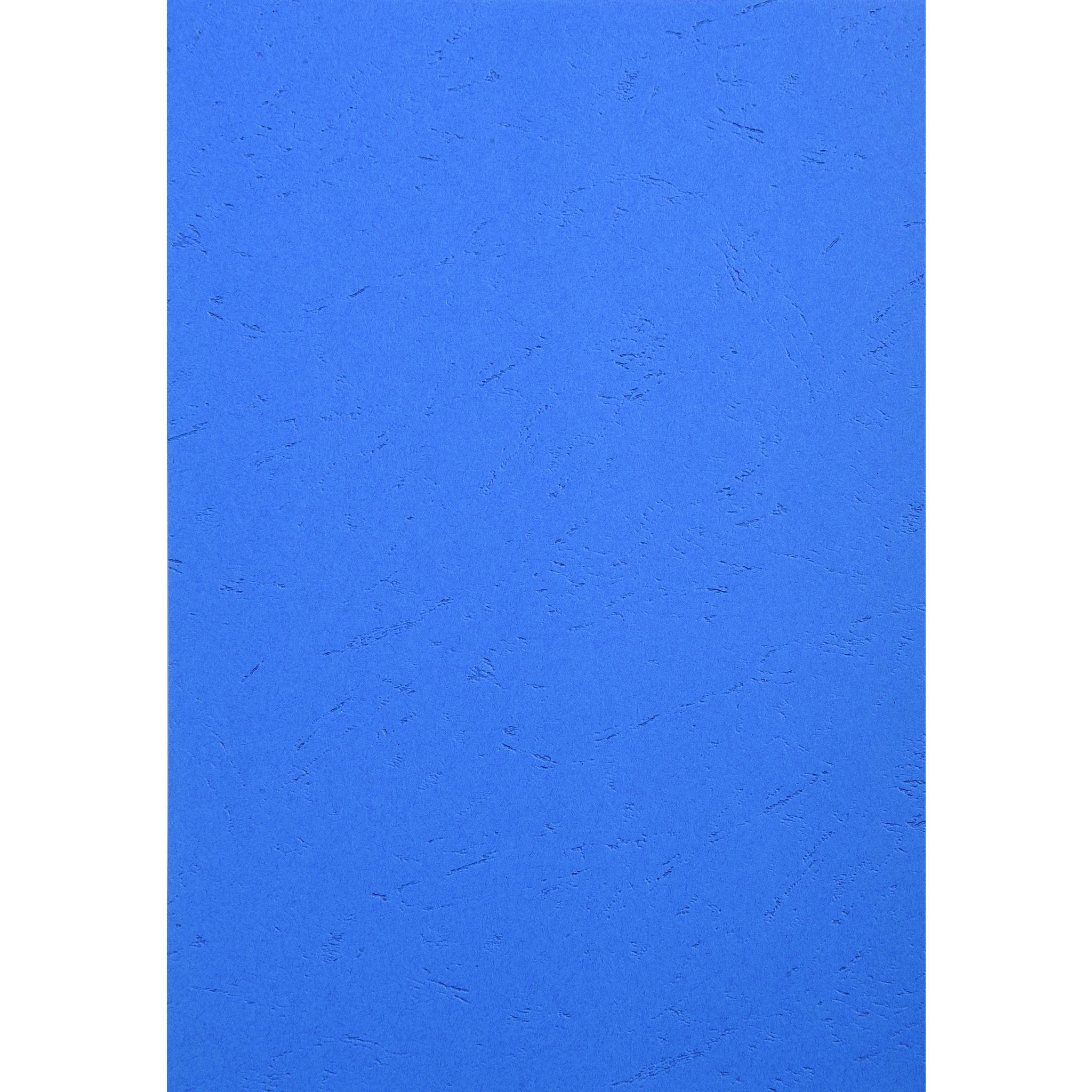 Exacompta 100er Einbanddeckel Evercover 270g/qm Lederprägung A4 Blau| 2781C