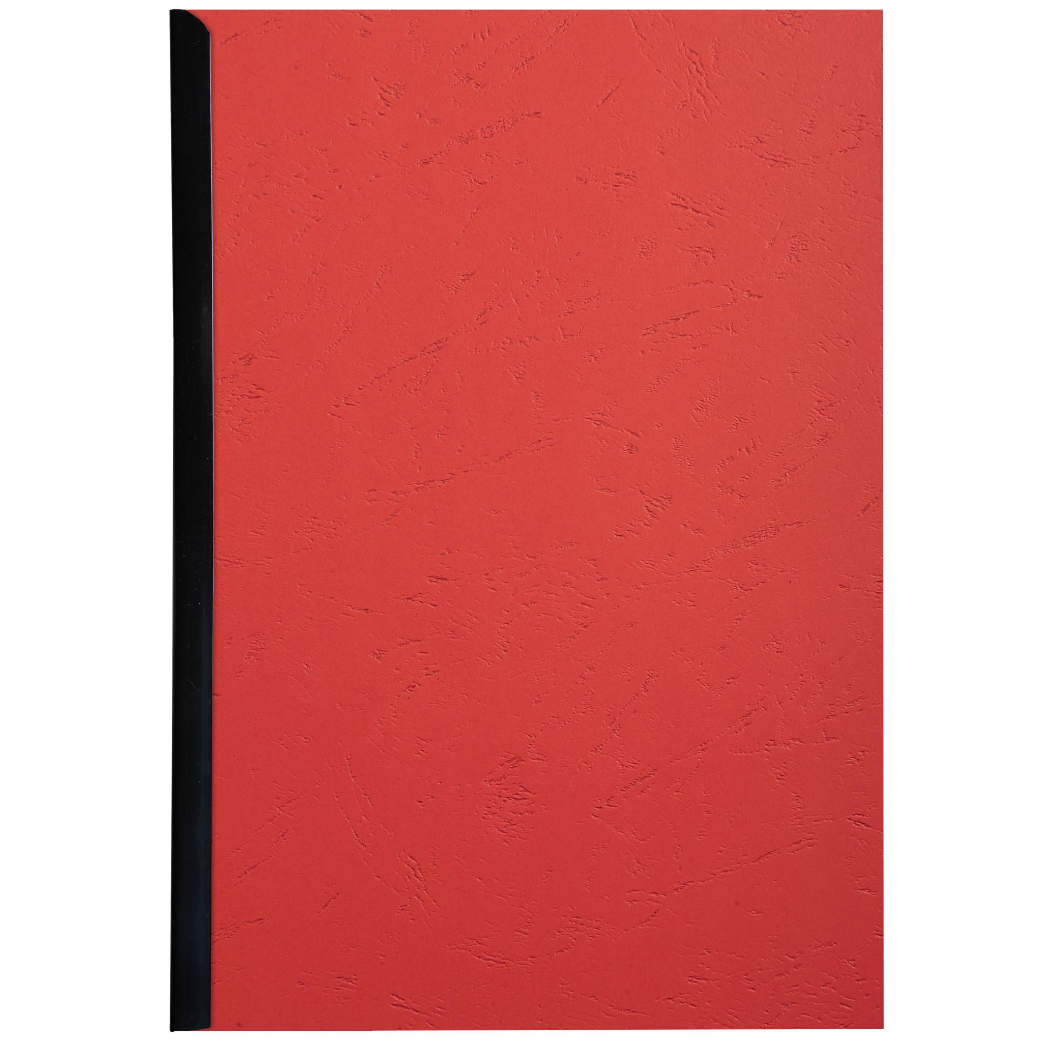 Exacompta 100er Einbanddeckel Evercover 270g/qm Lederprägung A4 Rot 2782C