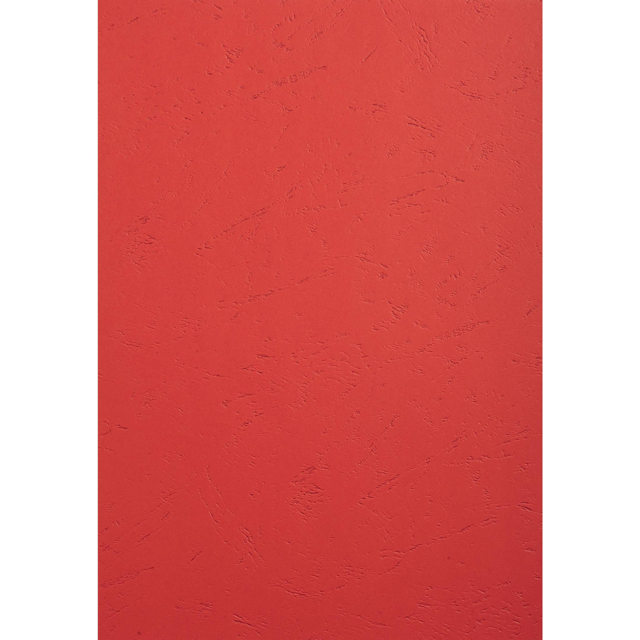 Exacompta 100er Einbanddeckel Evercover 270g/qm Lederprägung A4 Rot 2782C