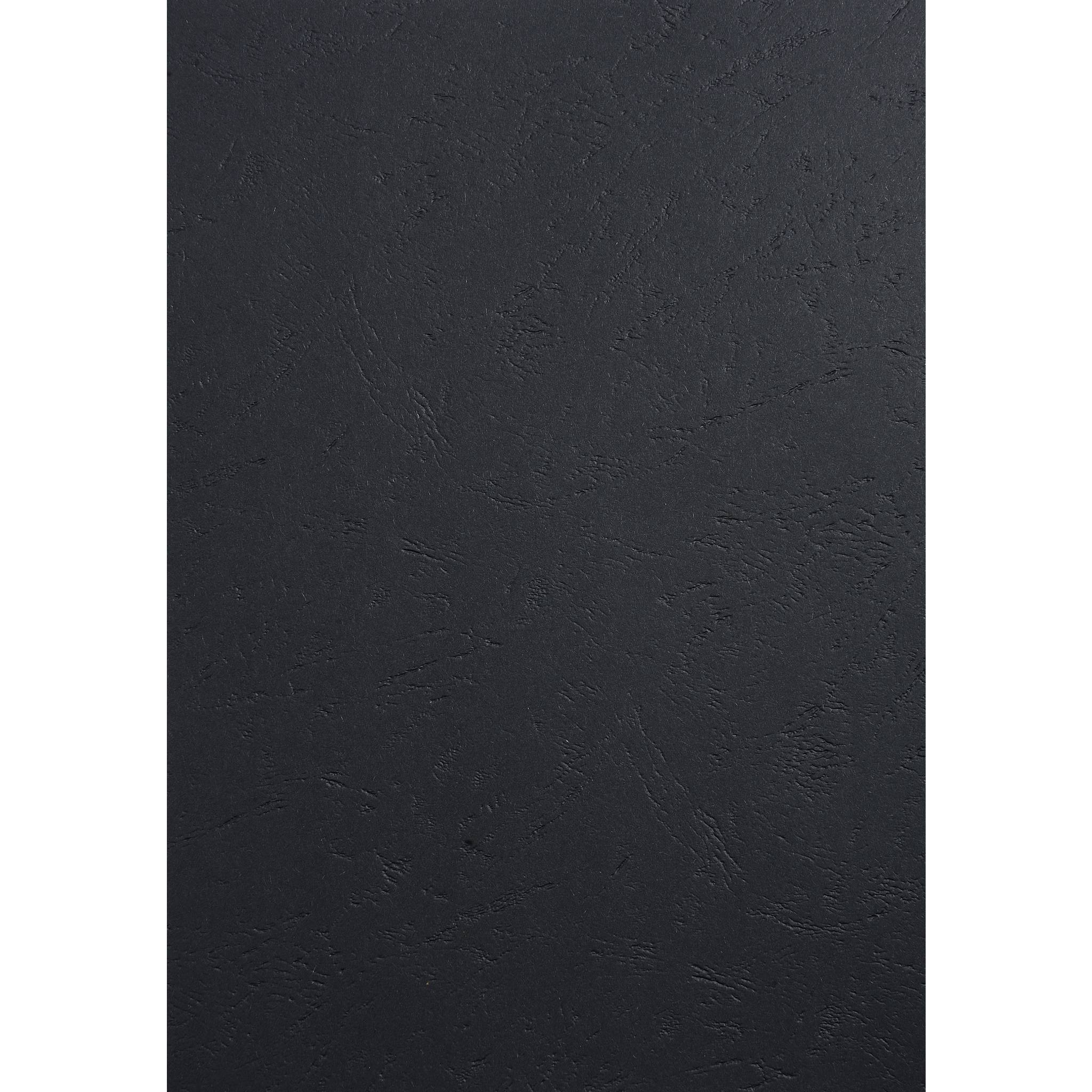 Exacompta 100er Einbanddeckel Evercover 270g/qm Lederprägung A4 Schwarz 2783C