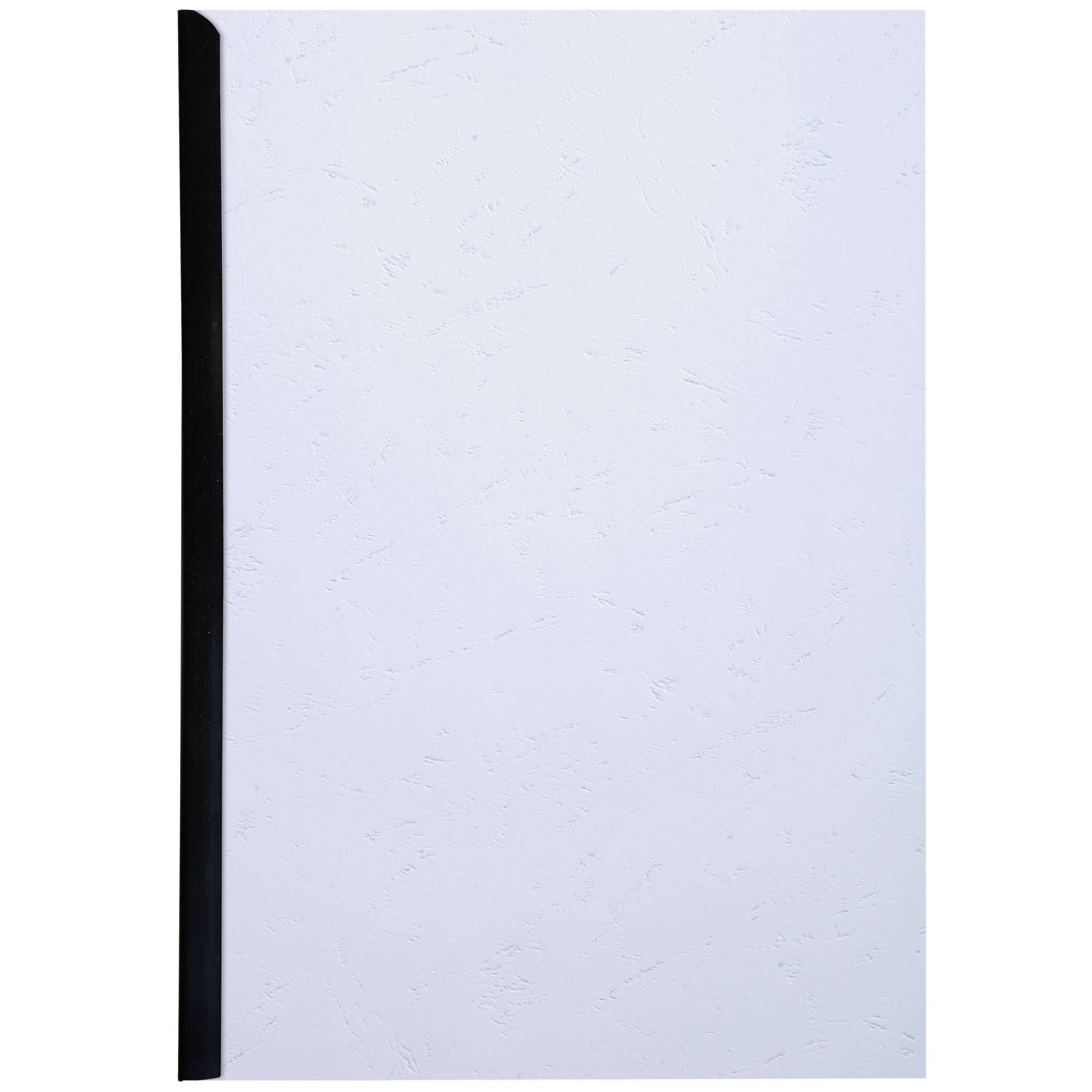 Exacompta 100er Einbanddeckel Evercover 270g/qm Lederprägung A4 Weiß 2784C