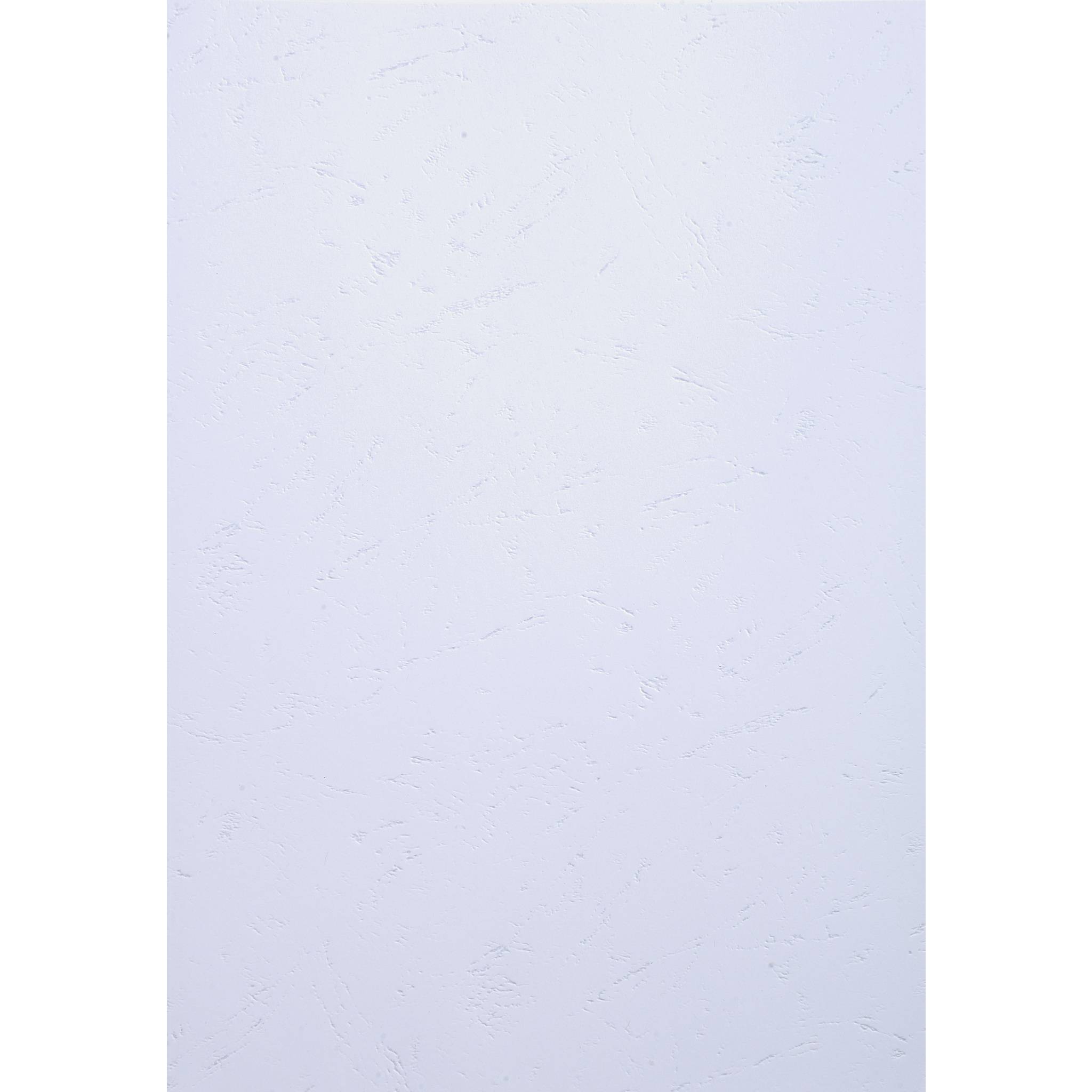 Exacompta 100er Einbanddeckel Evercover 270g/qm Lederprägung A4 Weiß 2784C