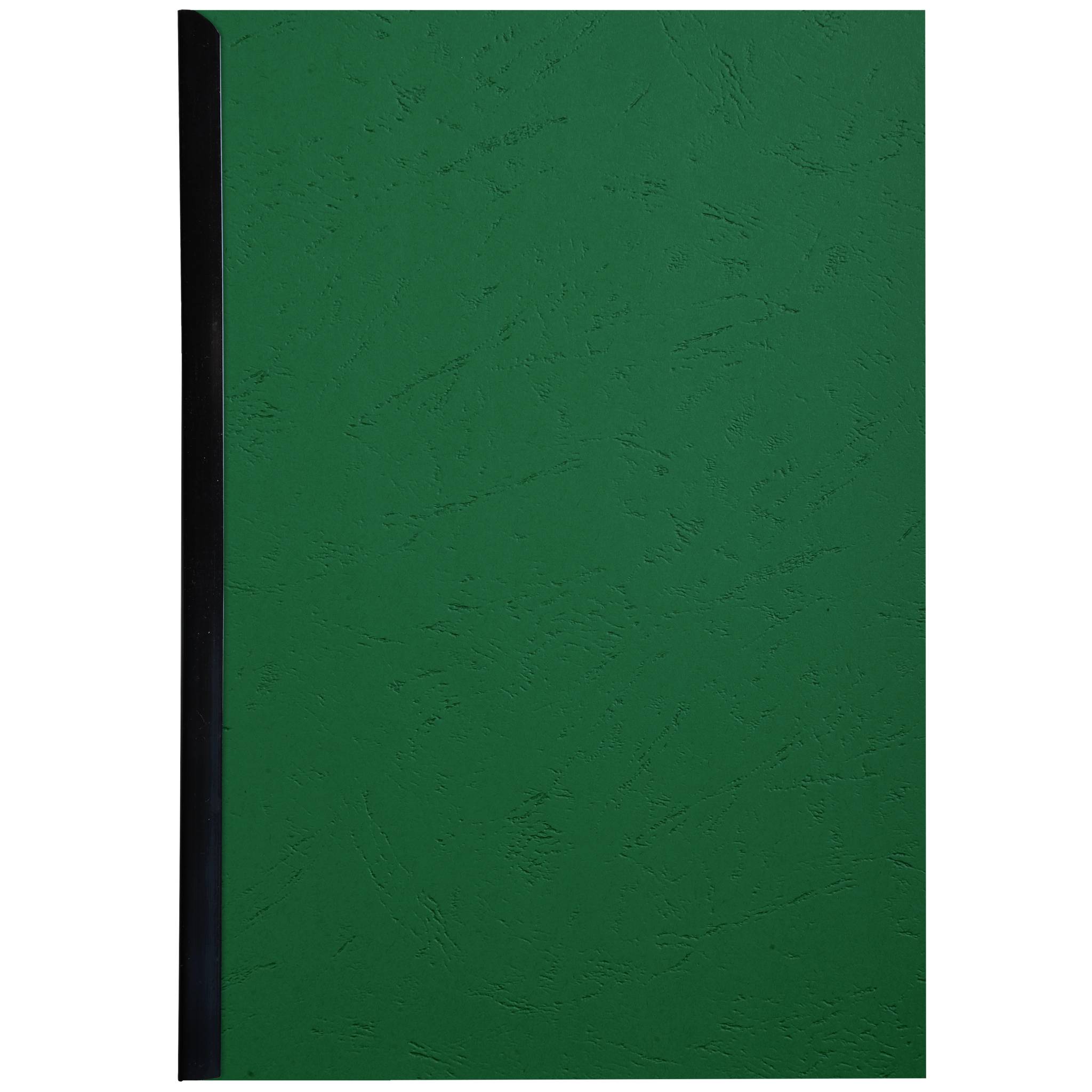 Exacompta 100er Einbanddeckel Evercover 270g/qm Lederprägung A4 Dunkelgrün 2798C
