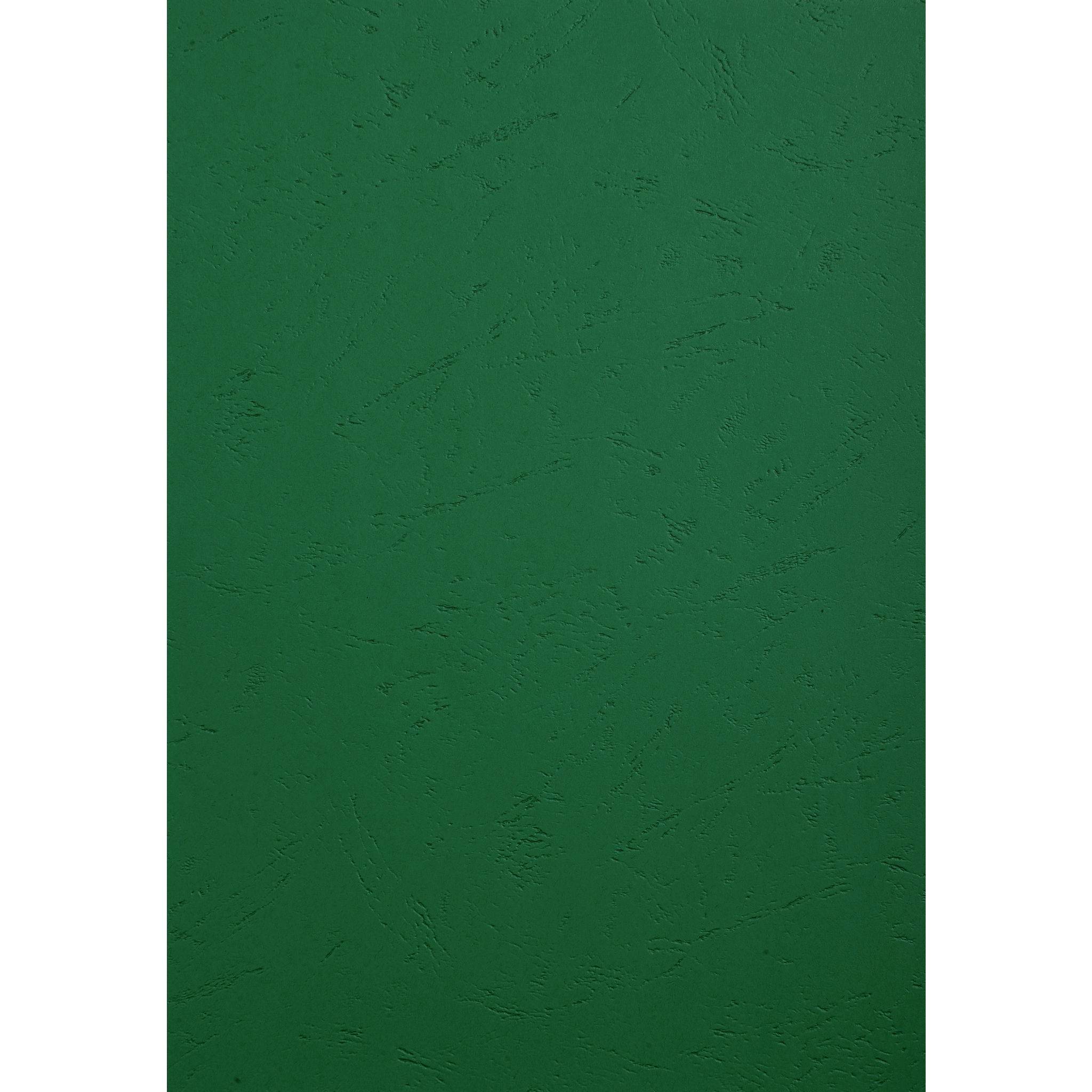 Exacompta 100er Einbanddeckel Evercover 270g/qm Lederprägung A4 Dunkelgrün 2798C