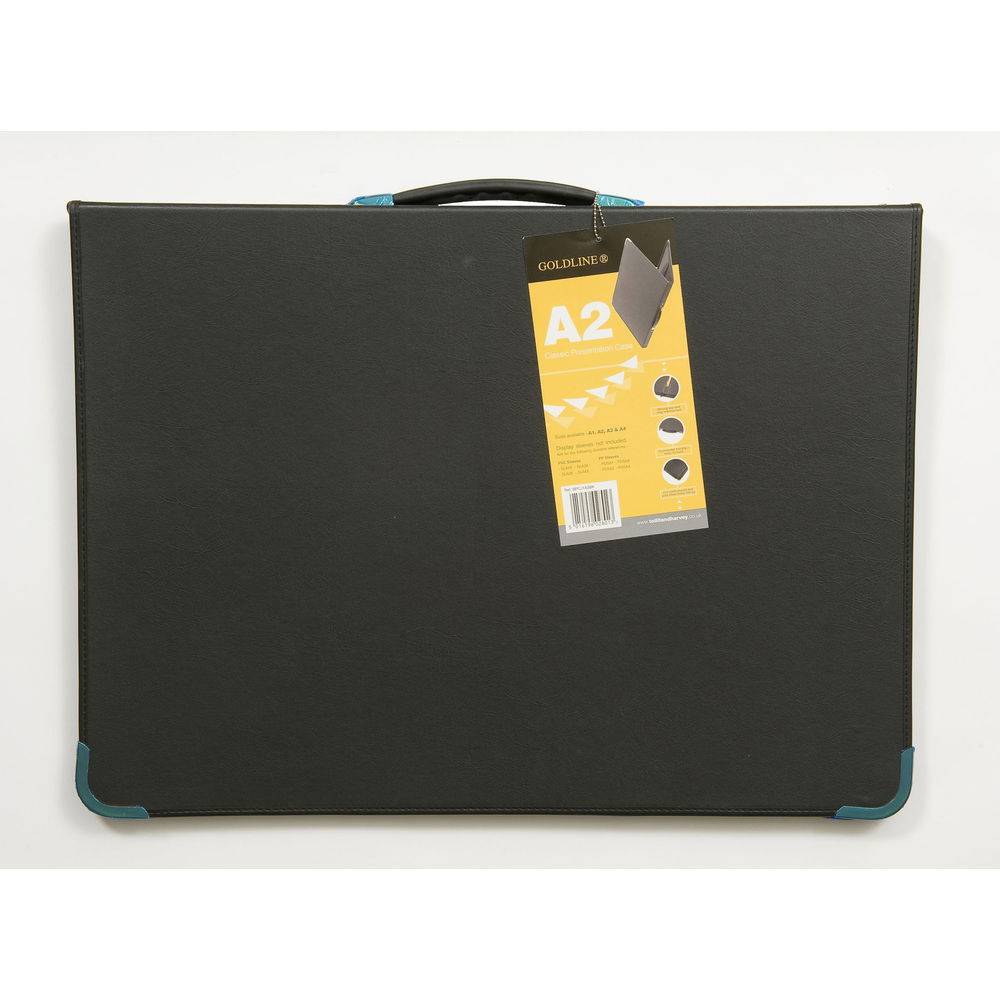 Goldline Zeichenmappe Goldline für 20 Hüllen DIN A2 im Karton - BPCJ1A2BKZ