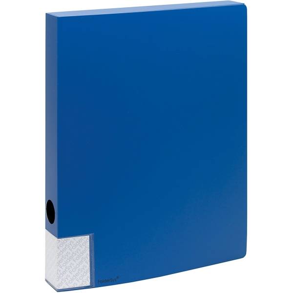Dokumentenbox A4 PP 35mm vollfarbig blau
