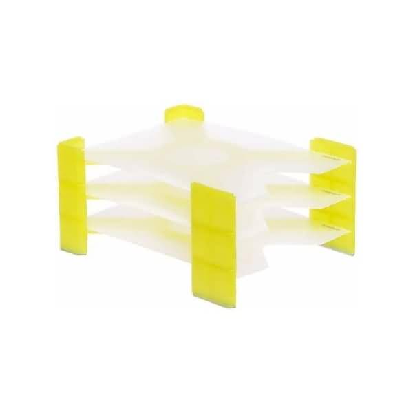 Briefablage X-Filer A4 PP gelb transluzent VE=3 Stück