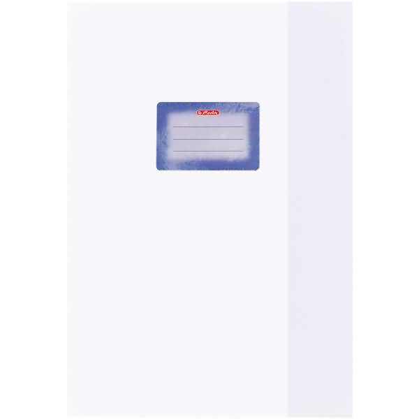 Heftumschlag A5 PP Bast weiß