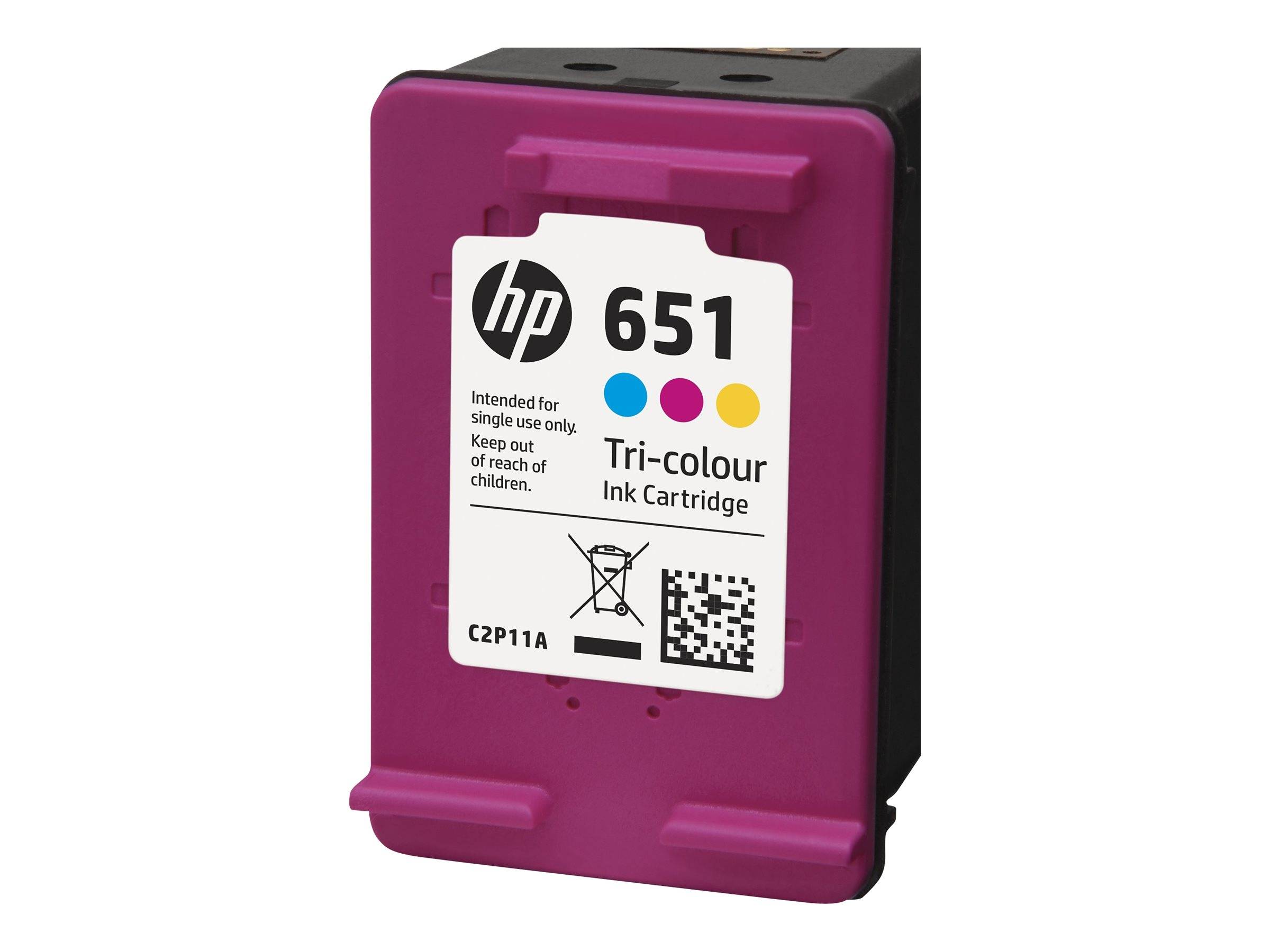 HP 651 - Farbe (Cyan, Magenta, Gelb) - original
