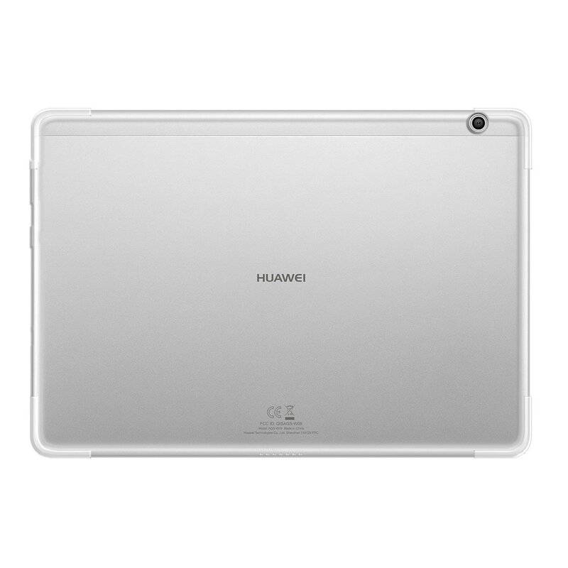 Silikon Hülle Bumper Transparent kompatibel mit HUAWEI MEDIAPAD T3 10 Case TPU Soft Handyhülle Cover Schutzhülle