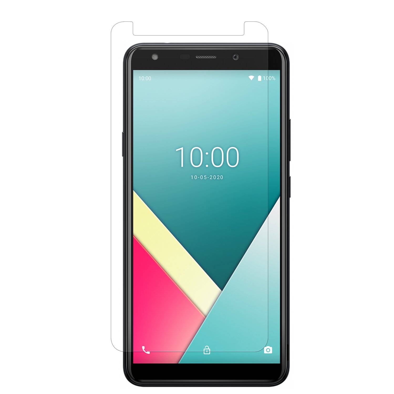cofi1453 3X Schutz Schutz Glas 9H Tempered Glass Display Schutz Folie Display Glas Screen Protector kompatibel mit Wiko Y61