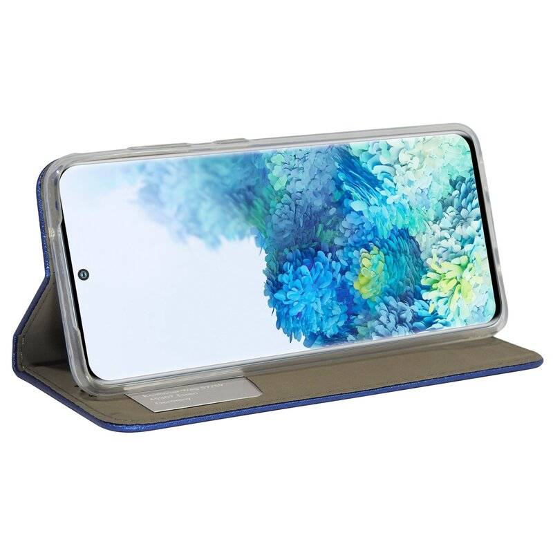 Buch Tasche Smart für SAMSUNG GALAXY S20 FE G780F Handy Hülle Etui Brieftasche Schutzhülle mit Standfunktion, Kartenfach Blau