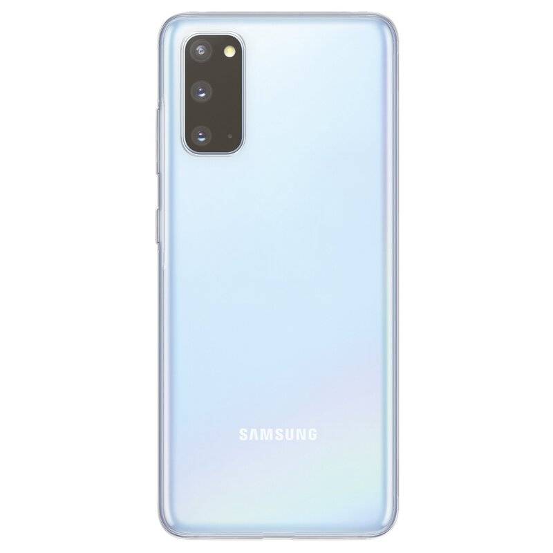 Silikon Hülle Basic kompatibel mit Samsung Galaxy S20 FE (G780F) Case TPU Soft Handy Cover Schutz Transparent
