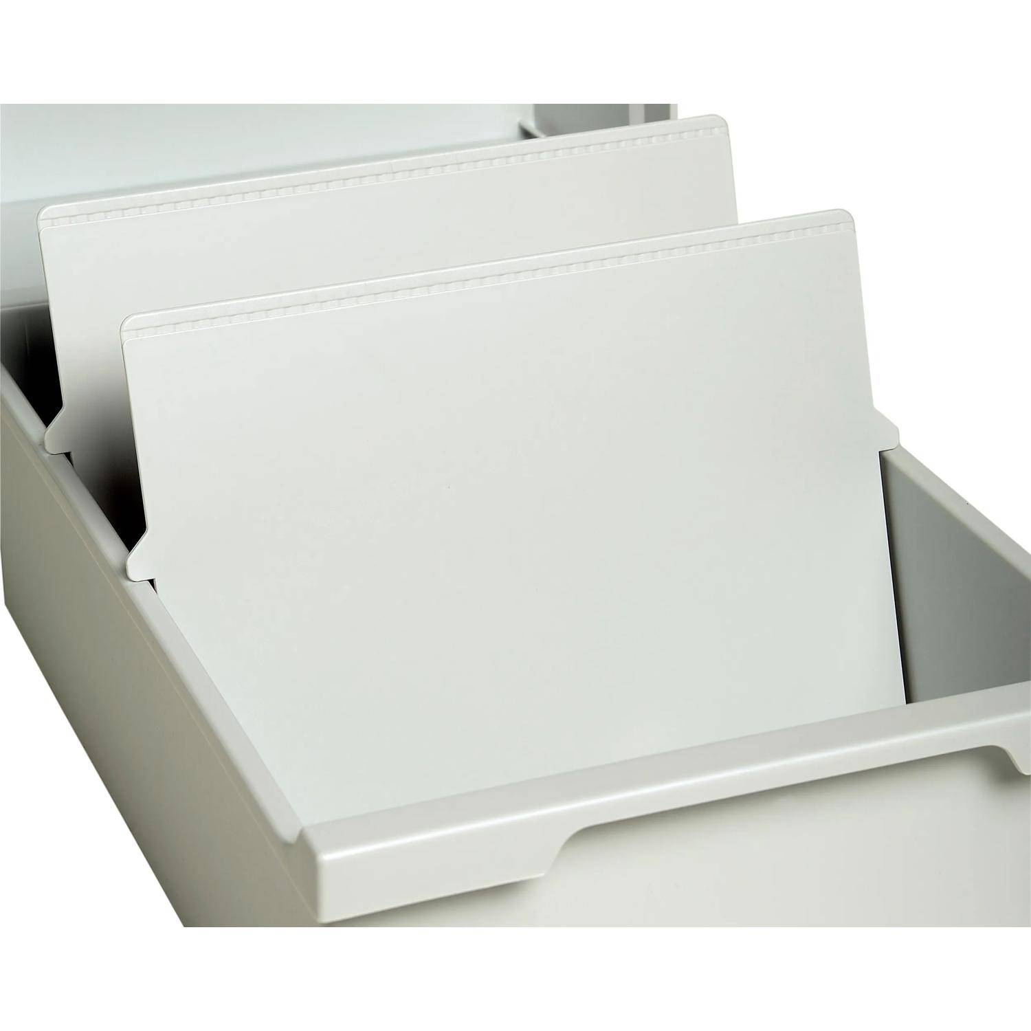 Exacompta Trennplatte DIN A6 quer - Lichtgrau - 54240D