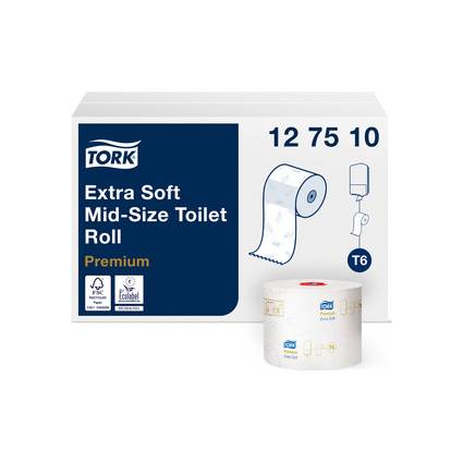 TORK Midirollen-Toilettenpapier, 3-lagig, weiß, 70 m
