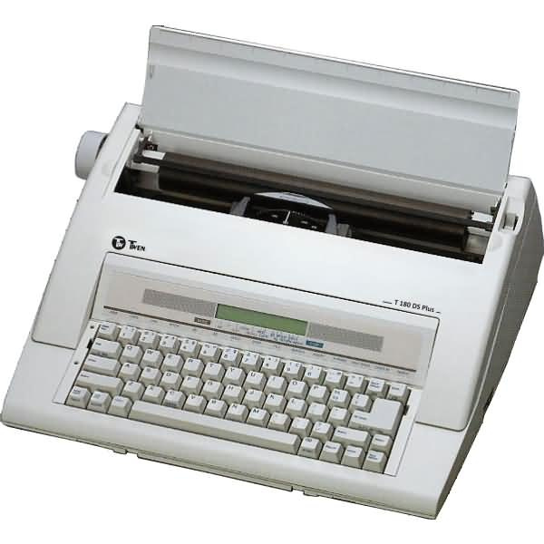 Schreibmaschine T 180 DS Plus elektrisch mit Dislplay