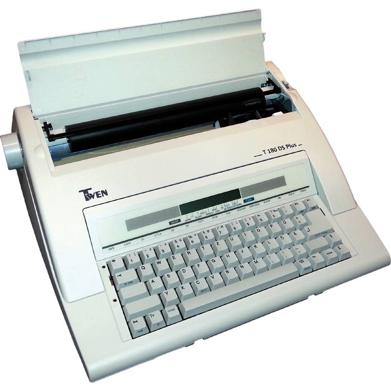 TWEN Elektrische Schreibmaschine "TWEN 180 DS PLUS"