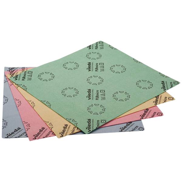 Vileda PURmicro Microfasertuch 38 x 35 cm blau zur Feucht- & Nassreinigung blau