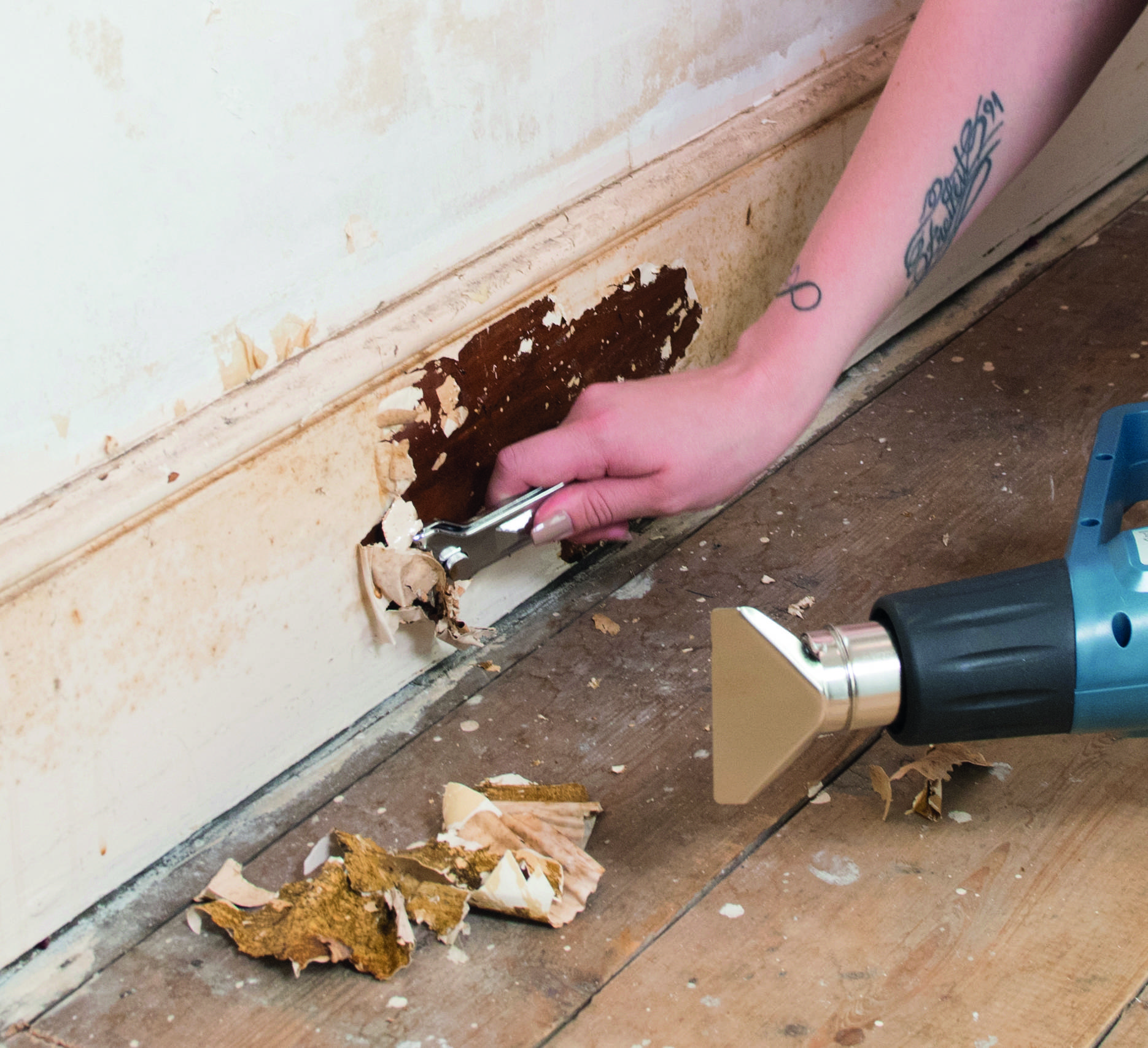 Metallschaber inkl. 10 Klingen