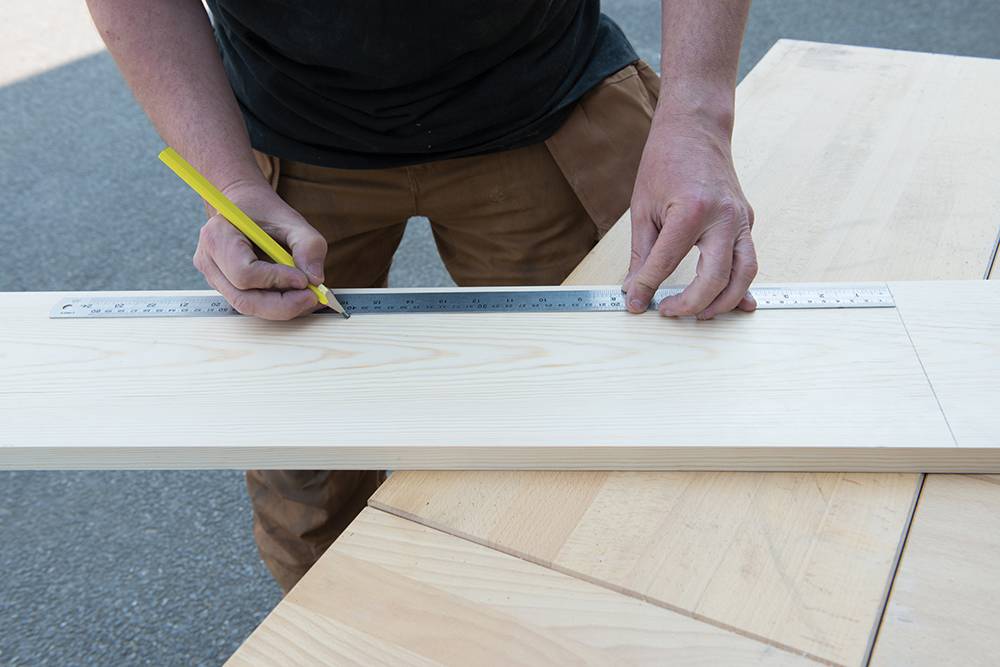 Stahlmaßstab 900 mm Lineal