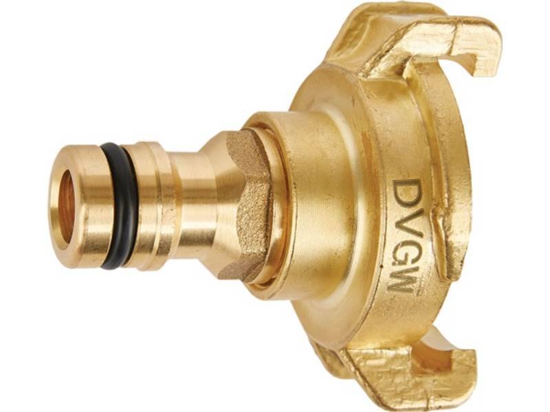 GEKA 46.1891.9 Übergangsstück GEKA plus-Stecksystem KTW Messing Klaue und Steck