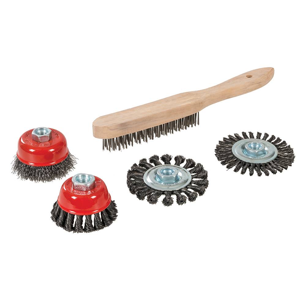 Drahtbürsten für Winkelschleifer Set 5-tlg.