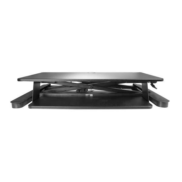 StarTech.com Sitz/ -Steh Schreibtisch Konverter - Große 89cm Arbeitsfläche, Schwarz, 76,2 cm (30 Zoll), 56 cm, 12,7 kg, 2,3 kg, Rechteckige Form
