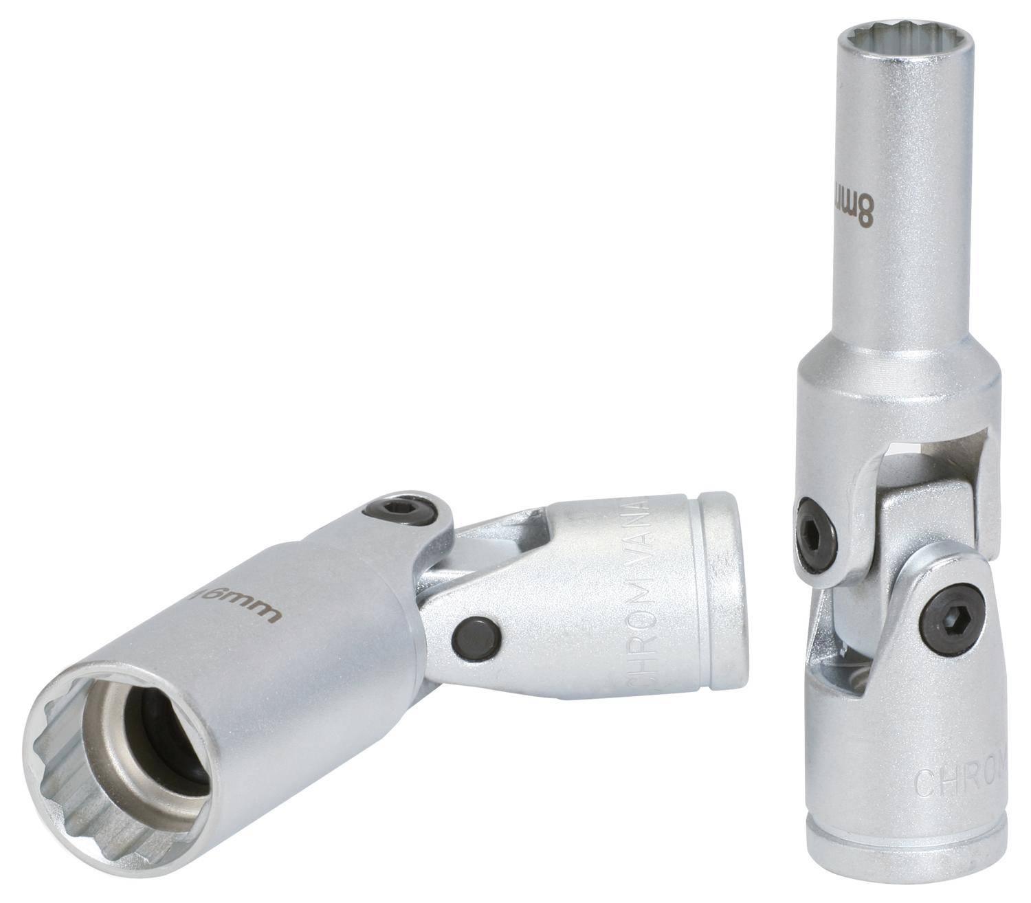 KS TOOLS 3/8" 12-kant-Stecknuss mit Gelenk, 7/16"