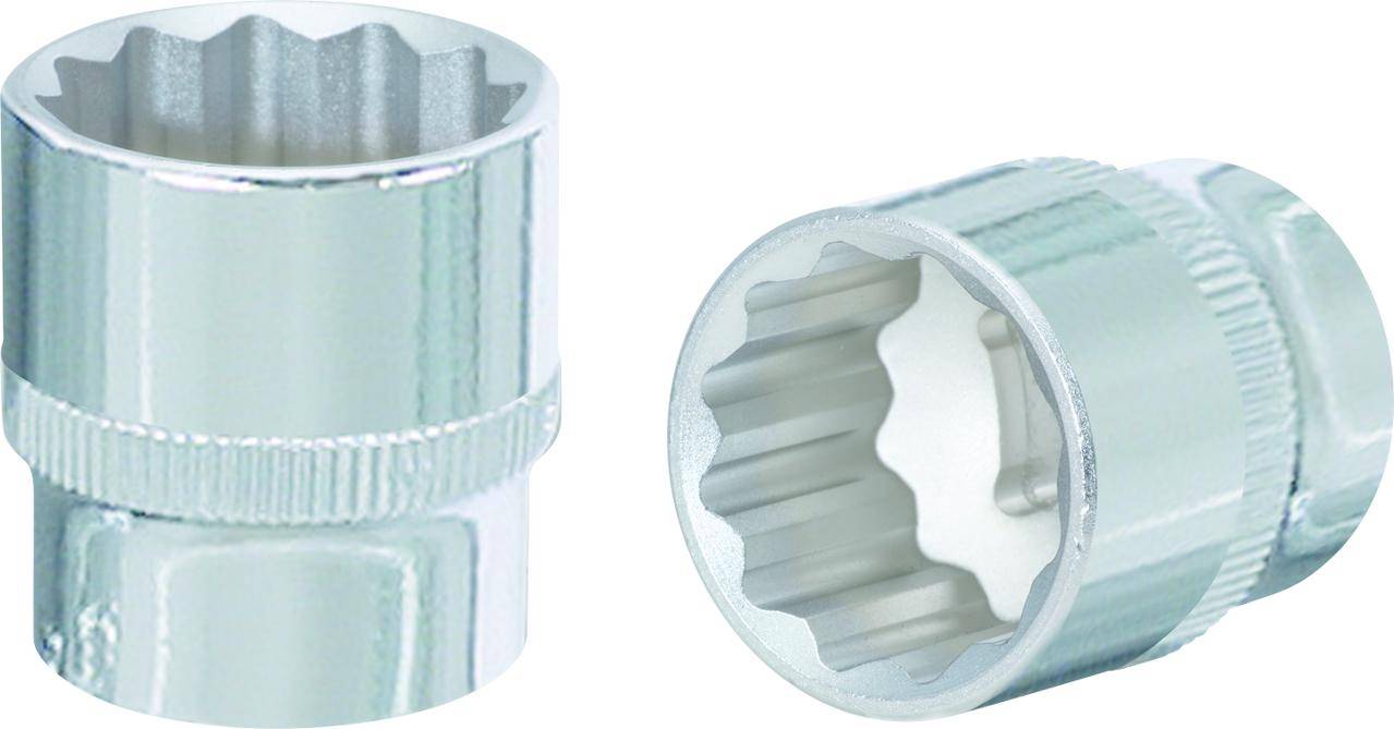 KS TOOLS 3/8" CHROMEplus 12-kant-Stecknuss, 25/32"