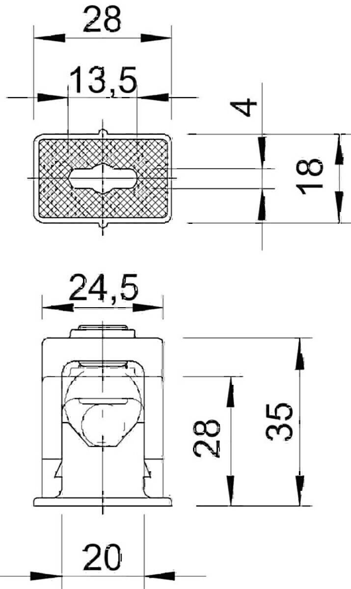 OBO Bettermann Greif-Iso-Schelle 3040 LGR