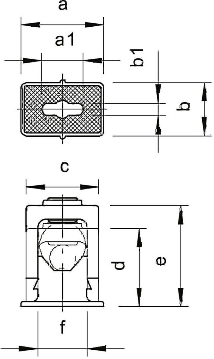 OBO Bettermann Greif-Iso-Schelle 3040 LGR