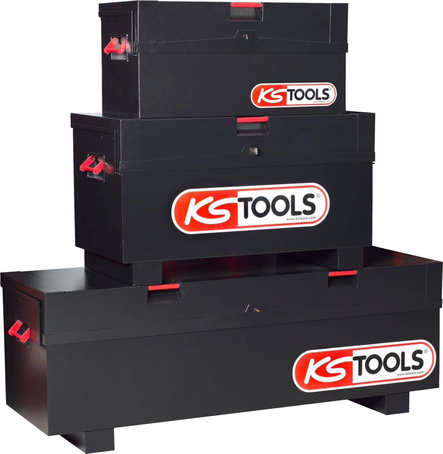 KS TOOLS Stahlblech- Werkzeugtruhe, 1120 x 650 x 350 mm