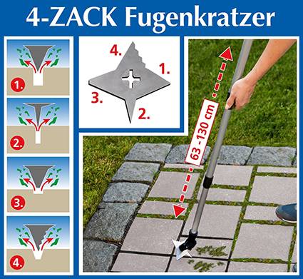 Wenko 4-Zack-Fugenkratzer