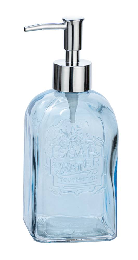 Seifenspender Vetro Blau eckig
