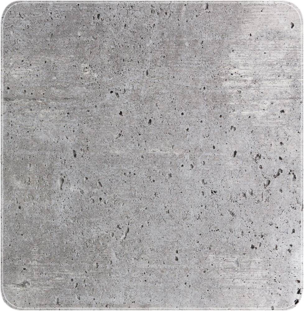 Duscheinlage Concrete, Duschmatte, Badewanneneinlage, Anti Rutsch Matte, Quadratisch, Mehrfarbig, 55 x 55 cm