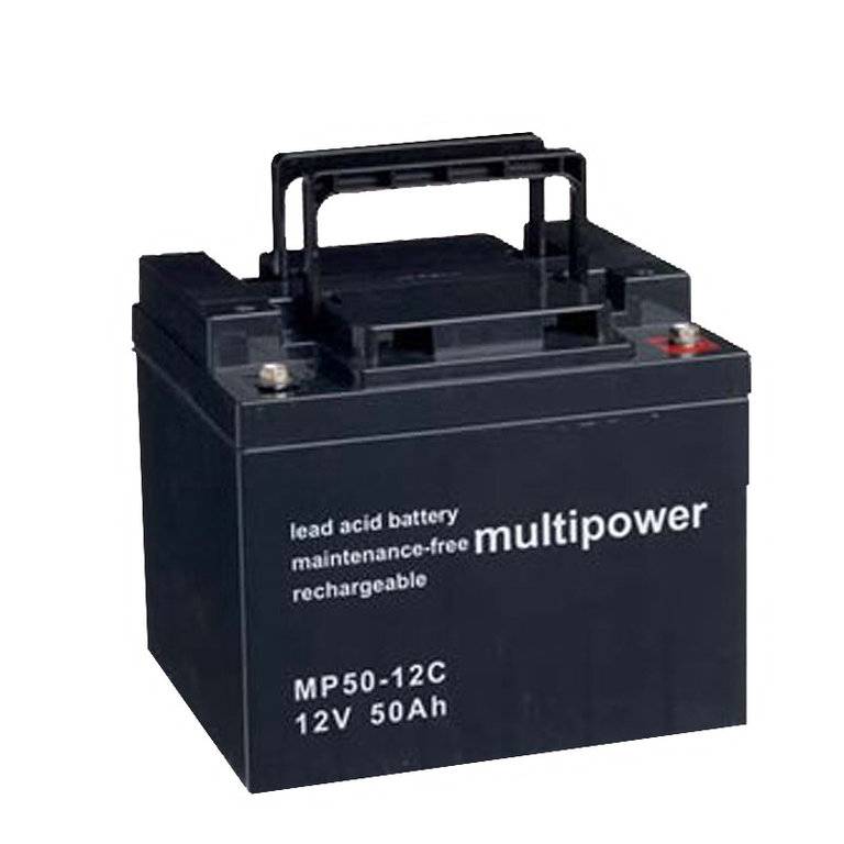 MP50-12C Multipower AGM-Akku Zyklentyp 12V 50Ah