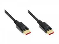 GOOD CONNECTIONS - Alcasa 4814-005S, 0,5 m, DisplayPort, DisplayPort, Männlich, Männlich, Schwarz