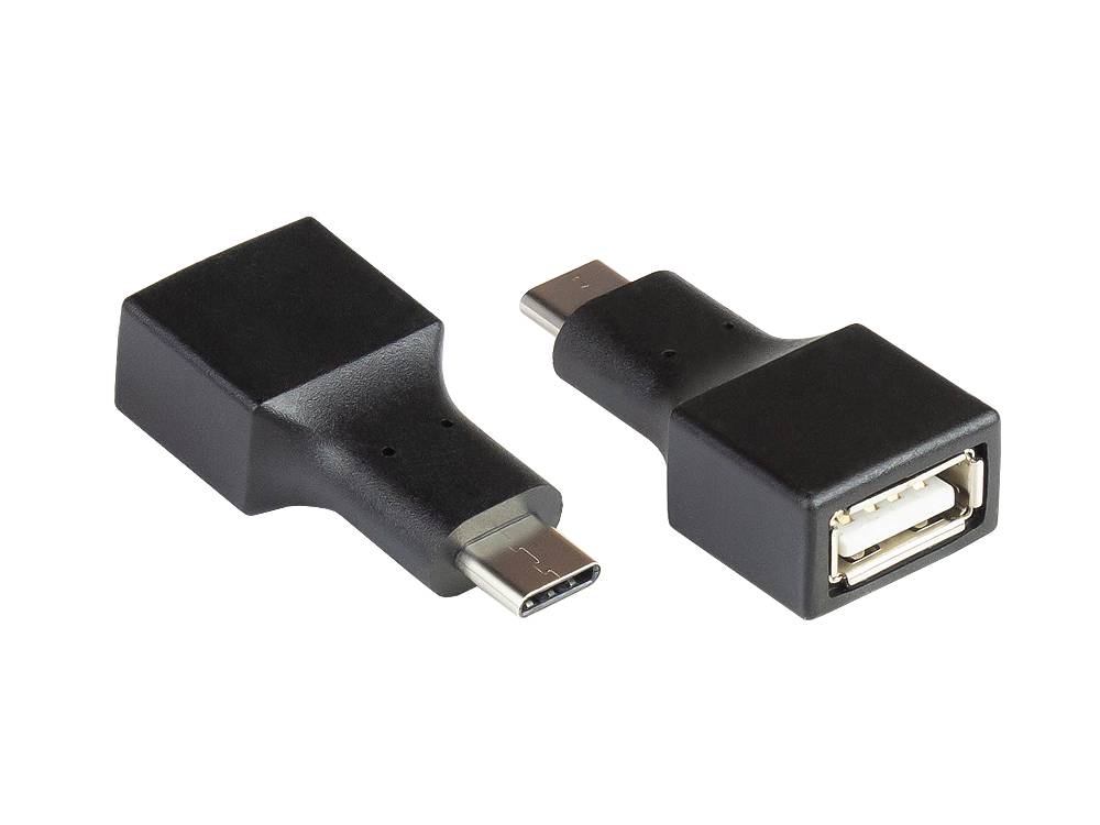 Good Connections USB-AD201 - USB C - USB A - Schwarz - Adapter USB 2.0 USB-C Ste