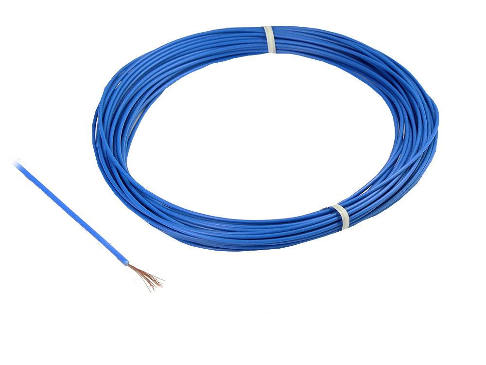 Good Connections® Kupferlitze isoliert, 10M, 1x0,14mm, blau