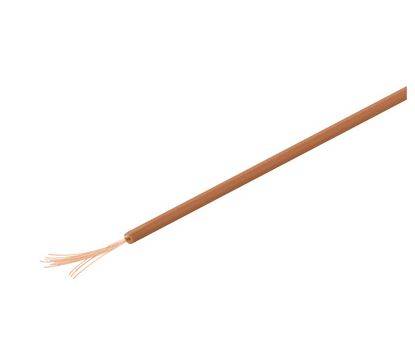 Good Connections® Kupferlitze isoliert, 10M, 1x0,14mm, braun