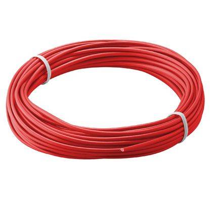 Good Connections® Kupferlitze isoliert, 10M, 1x0,14mm, rot