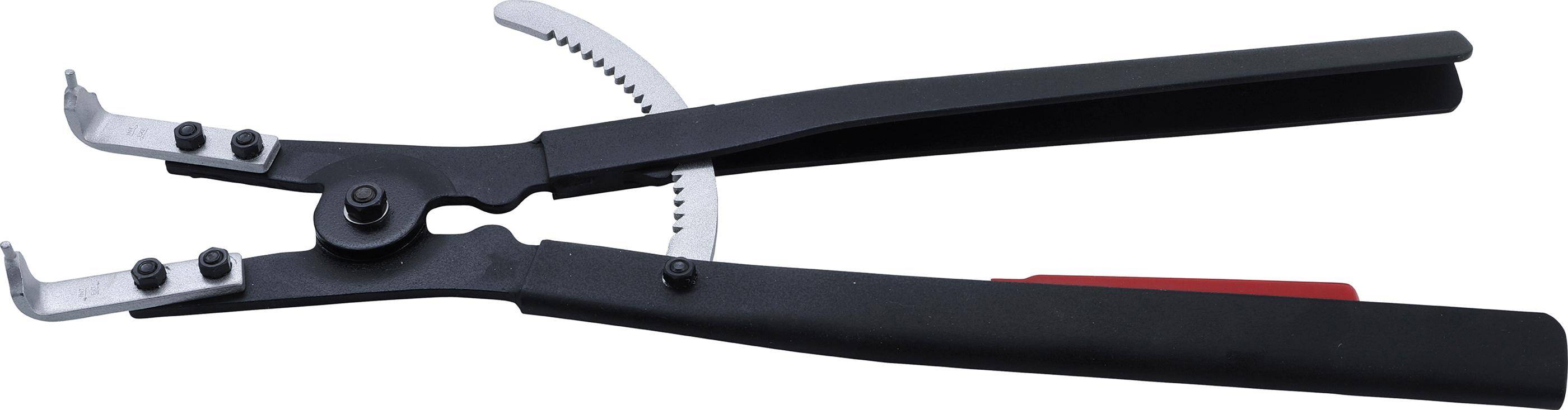 BGS Sprengringzange | abgewinkelt | für Außensprengringe | 500 mm