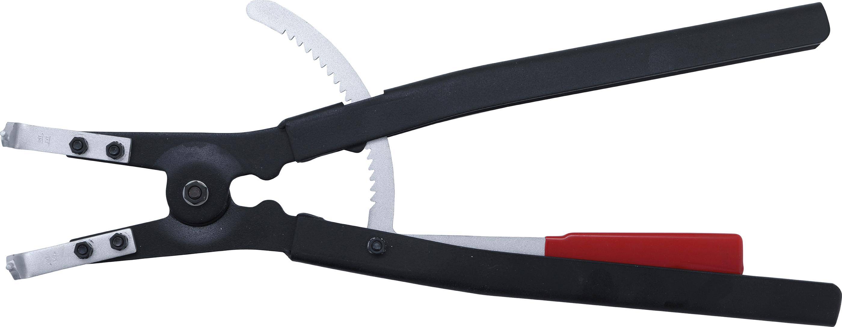 BGS Sprengringzange | abgewinkelt | für Außensprengringe | 500 mm