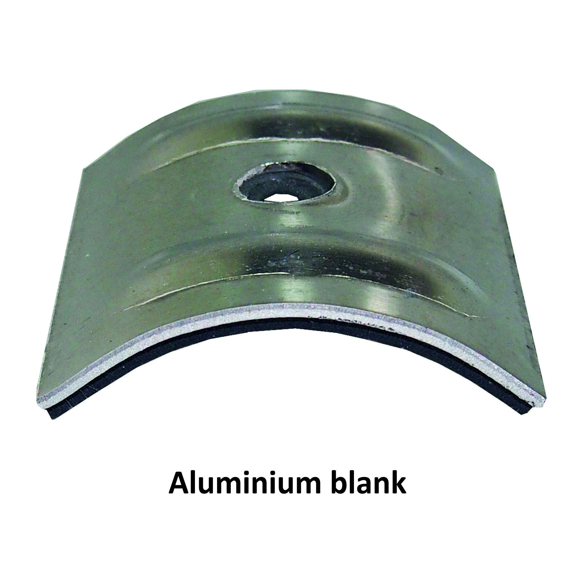 Kalotten für Welle 18/76, Alu blank/ Pck a 100 Stück